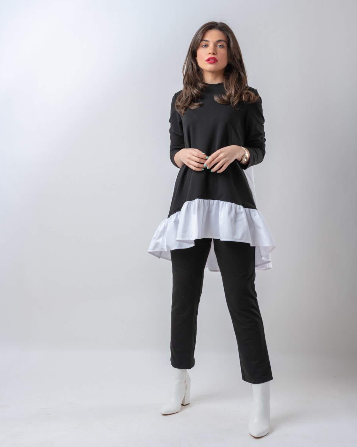 Sc-020 TOP AND PANT BLACK
