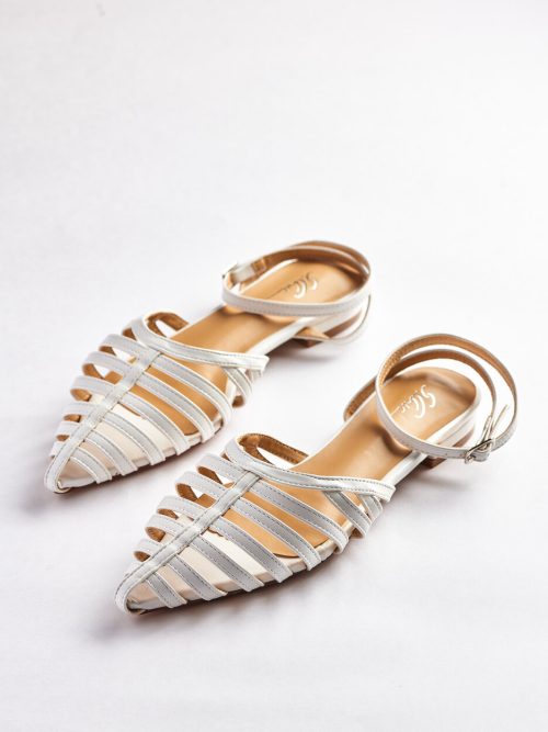 Strappy Tangle Elegance Flat Sandals