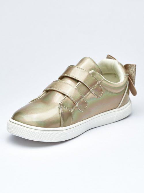 Golden Bloom Metallic Rosegold Sneakers