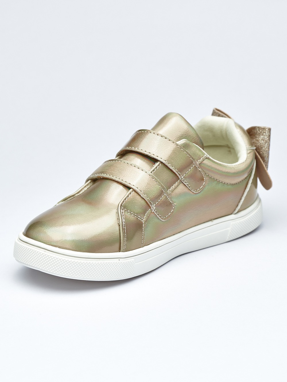Golden Bloom Metallic Rosegold Sneakers